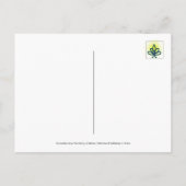 Dandelion Seeds Carry a Friend, Beileid Postkarte (Rückseite)