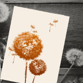Dandelion Seeds Celebration of Life Card Einladung
