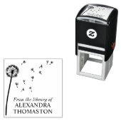 Dandelion Seeds im Wind #2 Bibliotheksnamen Permastempel (Beispiel)