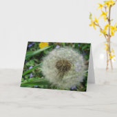 Dandelion Seeds Karte (Gelbe Blume)