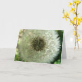 Dandelion Seeds Karte (Gelbe Blume)