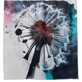 dandelion shower curtain duschvorhang (Vorderseite)