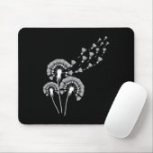 Dandelion Shuttle Shirt für Badminton Player Badmi Mousepad (Mit Mouse)