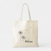 Dandelion Spread Kindness Simple Tote Bag Tragetasche (Rückseite)