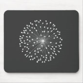 DANDELION STERNEXPLOSION IN WEISS MOUSEPAD (Vorne)