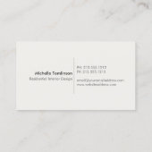 DANDELION STERNEXPLOSION LOGO in FRESH GREEN Visitenkarte (Rückseite)