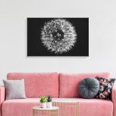 Dandelion Stretched Canvas Print Leinwanddruck (Insitu (Wohnzimmer))
