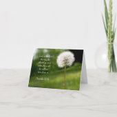 Dandelion Sunday School Lehrer Danke Karte (Vorderseite)