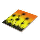 Dandelion Sunrise Fliese (Seite)