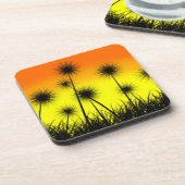 Dandelion Sunrise Getränkeuntersetzer (Linke Seite)