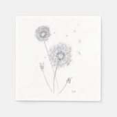 Dandelion Table Napkin Serviette (Vorderseite)
