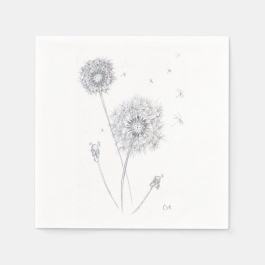 Dandelion Table Napkin Serviette (Vorderseite)