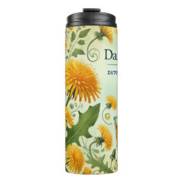 Dandelion Tea Design AI Art Thermosbecher