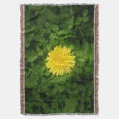 Dandelion Throw Blanket Decke (Vorderseite Vertikal)