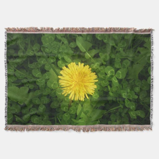 Dandelion Throw Blanket Decke (Vorderseite)