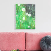 Dandelion Uhren im Grass 2008 Öl auf Leinwand (Insitu (Wohnzimmer))