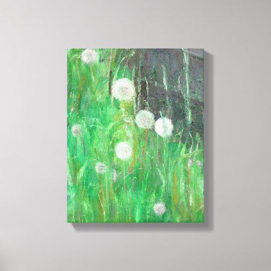Dandelion Uhren im Grass 2008 Öl auf Leinwand (Vorderseite)