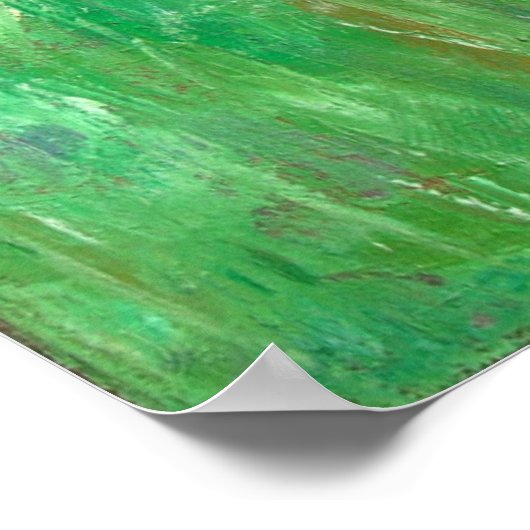 Dandelion Uhren im Grass 2008 Öl auf Leinwand Poster (Ecke)