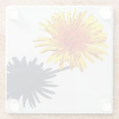 Dandelion und Shadow Coercnm Glasuntersetzer (Rückseite)