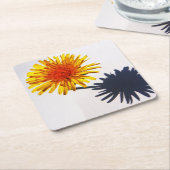 Dandelion und Shadow Coercnm Rechteckiger Pappuntersetzer (angewinkelt)