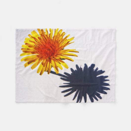 Dandelion und Shadow fbcna Fleecedecke (Vorderseite (Horizontal))