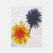 Dandelion und Shadow fbcna Fleecedecke (Vorderseite)