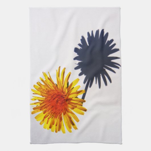 Dandelion und Shadow ktcnm Geschirrtuch (Vertikal)