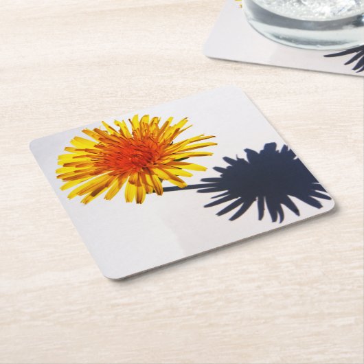 Dandelion und Shadow Küstenercna Rechteckiger Pappuntersetzer (angewinkelt)