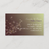 Dandelion Unique Fashion Salon Visitenkarte (Rückseite)