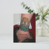 Dandelion Vicious Postcard Postkarte (Stehend Vorderseite)