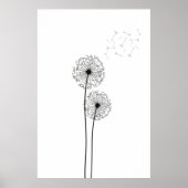 Dandelion Wall Art Poster (Vorne)