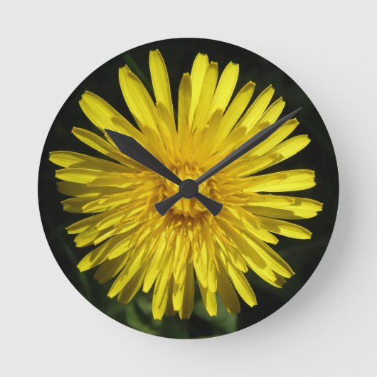 Dandelion Wall Clock Runde Wanduhr (Vorderseite)