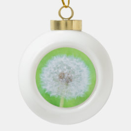 Dandelion - Weckte einfach die Schönheit auf Keramik Kugel-Ornament