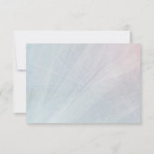 Dandelion Wedding RSVP Karte (Rückseite)