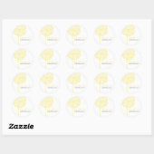 Dandelion Wedding Stickers (Blatt)