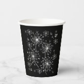 Dandelion, wilde Blume und Honigbienen Pappbecher (Vorderseite)