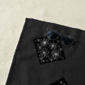 Dandelion, wilde Blume und Honigbienen Strandtuch (Beispiel)