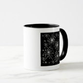 Dandelion, wilde Blume und Honigbienen Tasse (VorderseiteRechts)