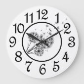 Dandelion Wises Große Wanduhr (Vorderseite)