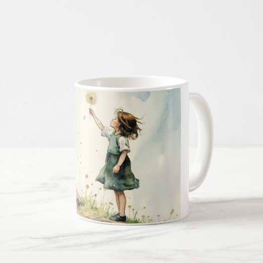 Dandelion Wises Kaffeetasse (VorderseiteRechts)