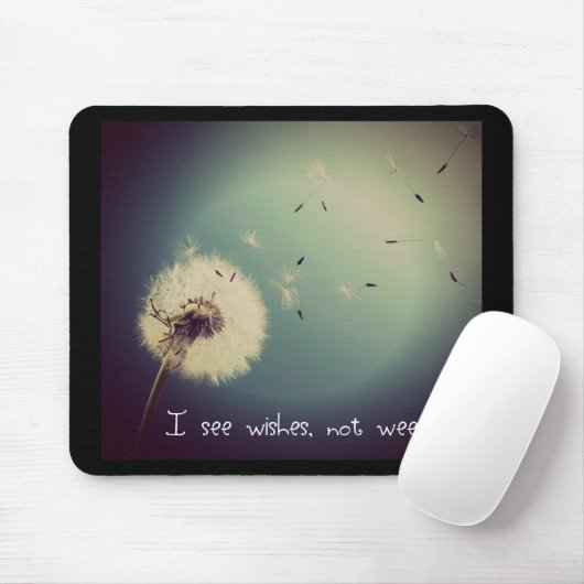 Dandelion Wises Mousepad (Mit Mouse)