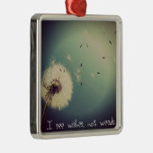 Dandelion Wises Ornament Aus Metall (Rechts)