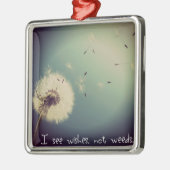 Dandelion Wises Ornament Aus Metall (Links)