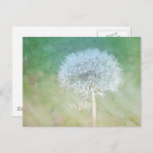 Dandelion Wish Dreamy Design Postkarte (Vorne/Hinten)