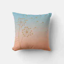 Dandelion Wish Ombre Twilight Throw Kissen