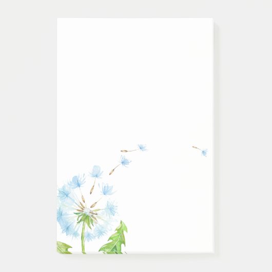 Dandelion Wish Post-it Klebezettel (Vorderseite)