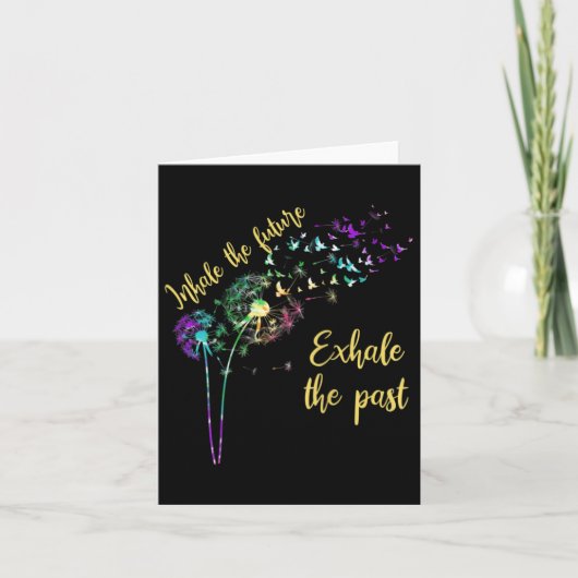 Dandelion Women atmen den künftigen Ausflug der Ve Karte (Vorderseite)