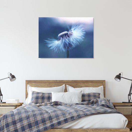 Dandelion Wrapped Canvas Art Leinwanddruck (Insitu (Schlafzimmer))
