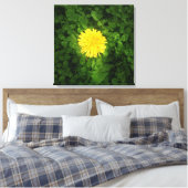 Dandelion Wrapped Canvas Leinwanddruck (Insitu (Schlafzimmer))