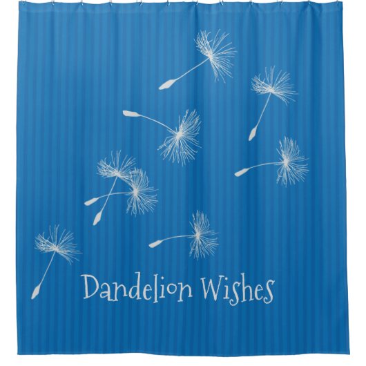 Dandelion wünscht Design-Duschvorhang Duschvorhang (Vorderseite)